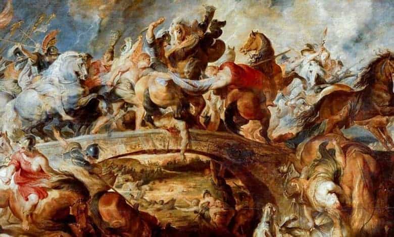 La batalla de las Amazonas de Rubens